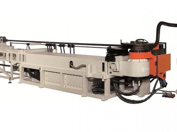 Soco's Tube Bender with NC Control and Hydraulic Tube bending Capacity OD 114.3 mm
